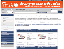 Tablet Screenshot of buypeach.de